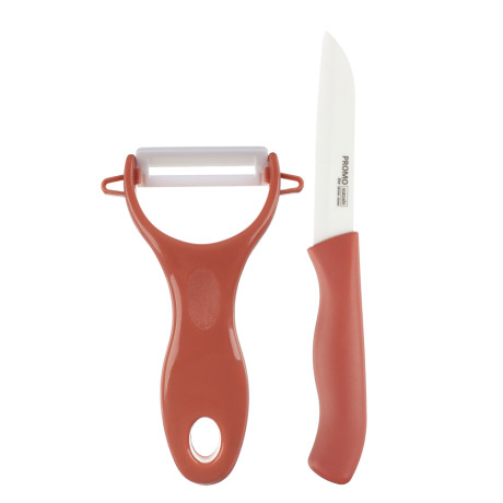 SATOSHI Промо Набор 2 пр. (керам. нож 8см, овощечистка с керам. лезвием)