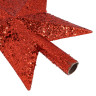 СНОУ БУМ Наконечник на елку “Звезда” 13.5x14.5 см, глиттер, красный, пластик