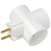 Bylectrica разветвитель (тройник) 3роз. 16А белый (Т-образный) РВ16-378