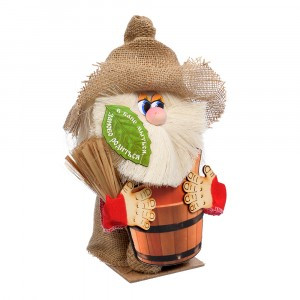 Оберег «Банник», в бане мыться, заново родиться, 15*10,5*23,5 см, для бани и сауны