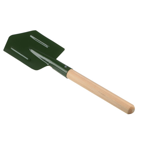 Лопата саперная с дер. ручкой тм ЕРМАК, 49см. (+/- 1см)
