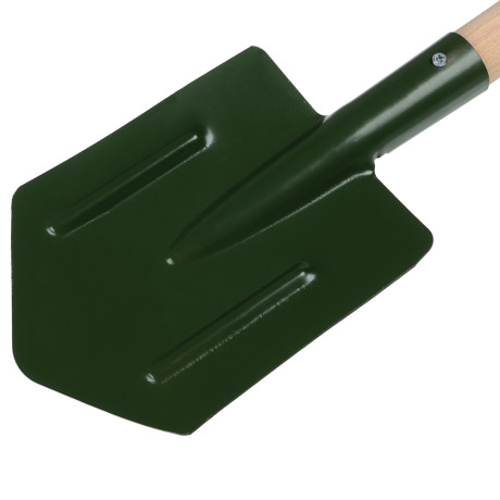 Лопата саперная с дер. ручкой тм ЕРМАК, 49см. (+/- 1см)