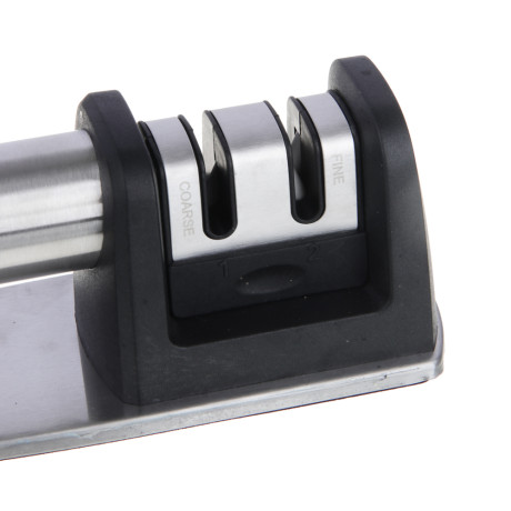 SATOSHI Ножеточка универ. для черновой и финальной заточки, 20,5х6х6,5см, нерж.сталь, полипропилен