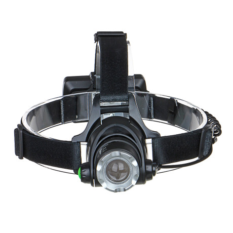 ЕРМАК Фонарь налобный, 1 T6 LED, с фокусировкой, 2*1200мАч, 4 режима, пластик, 70х75х50 мм