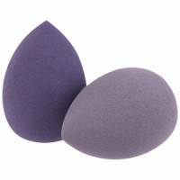Набор 2 спонжа косметических фиолетовый (кратность 20!!!) 107326 Идеальная