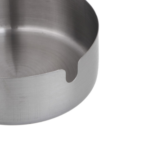 Пепельница круглая, 8x8x3 см, металл