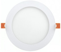 IEK св-к встр. св/д даунлайт (панель) 12W(720lm) d170x20 6K белый круг ДВО1606 7675