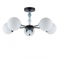 LUMION 6526/5C MODERNI LN23 черный Люстра E14 5x40W 220V SUNDAY