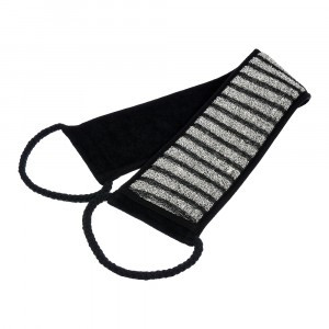 Мочалка Мужская лента, 10х60 см (10х74 см с ручками) Банные штучки