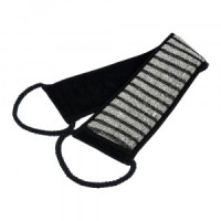 Мочалка Мужская лента, 10х60 см (10х74 см с ручками) Банные штучки