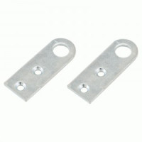 Проушина д/нав.замков Кунгур 18х50 прямая цинк (10пар в уп./цена за 2 шт.) (200,10)