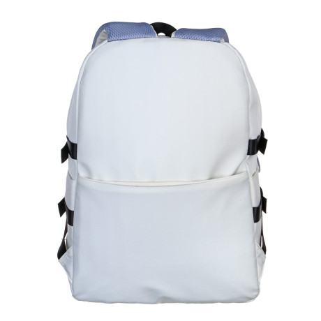 Рюкзак подростковый 44x31,5x14см, 1 отд., 5 карм., декор сеткой и тесьмой, поясная сумка, ПЭ, 3 цв.