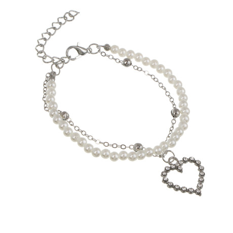 Браслет 15 см, сплав, 3 дизайна, БЖ25-30