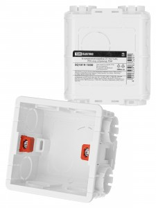 TDM коробка уст. 74х71х45мм СУ для твердых стен, инд. шк SQ1819-1000 Байкал