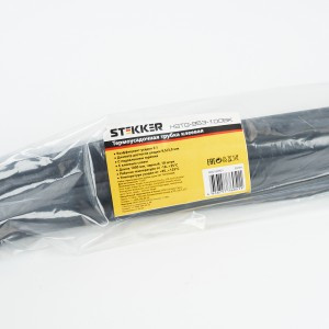Stekker термоусадка трубка клеевая 9,5/3 100см  черн ( уп. 10 шт) HSTG-953-100BK 39754