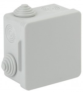 ЭРА KOR-80-80-50-7g кор. распаячн. ОУ КОР 80х80х50мм с гермовводами 7 вх. IP54 1522