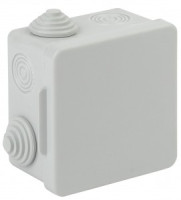 ЭРА KOR-80-80-50-7g кор. распаячн. ОУ КОР 80х80х50мм с гермовводами 7 вх. IP54 1522