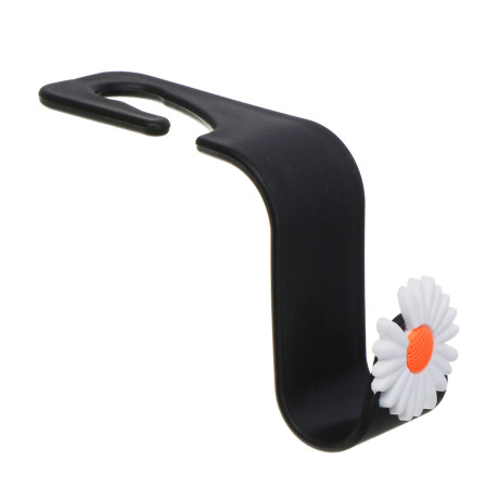 ЕРМАК Крючок на подголовник в ассортименте, набор 2 шт, черный