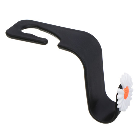 ЕРМАК Крючок на подголовник в ассортименте, набор 2 шт, черный