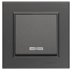 Makel Karea выкл. СУ 1 кл. дымч.(инд.) 56050021