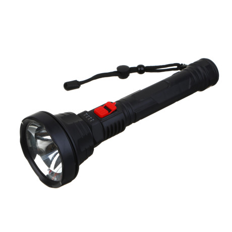 ЕРМАК Фонарь ручной аккумуляторный, 1 LED, 3 режима, 800мАч, 25,5х8см