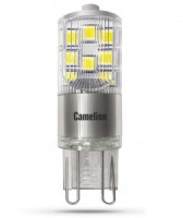 Camelion G9 220V 5W(400lm 330°) 3000K 2K прозр. 55x16 пластик LED5-G9-NF/830/G9
