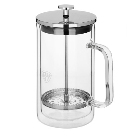 BY COLLECTION Френч-пресс 1000мл, жаропрочное стекло, двойные стенки