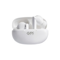 BY Киря Наушники беспроводные TWS внутриканальные, ANC, ENC, 40/380 mAh, белый