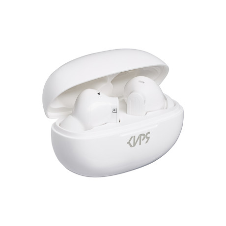 BY Киря Наушники беспроводные TWS внутриканальные, ANC, ENC, 40/380 mAh, белый