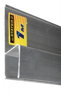 Правило для финишной отделки FINISH, 3.0 м, STAYER Professional 10745-3.0