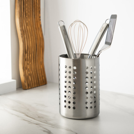 SATOSHI Подставка для кухонных принадлежностей 13х18см, нерж.сталь