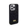 BY Чехол для смартфона КРИСТАЛЛЫ, iP - 14 Pro, материал TPU, чёрный