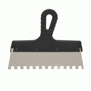 REXANT Шпатель фасадный 250 мм зуб 10х10 нержавеющая сталь, пластмассовая ручка 89-0233