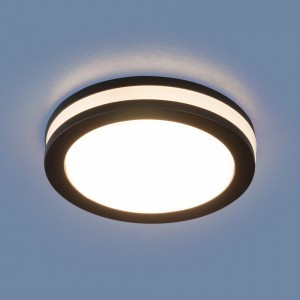 Elektrostandard св-к встр. св/д 5W(450lm) черный 4200K 4K 80x14 акрил/алюмин.сплав DSKR80 a049707