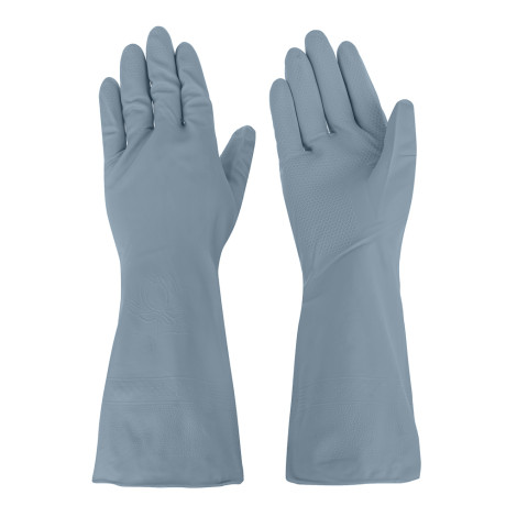 Перчатки прочные тм VETTA, размер L, ПВХ, серый цвет