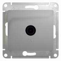 Systeme Electric GLOSSA мех. роз. TV СУ 1 мест. алюм. (окон RG6 1dB) GSL000391 (10!)