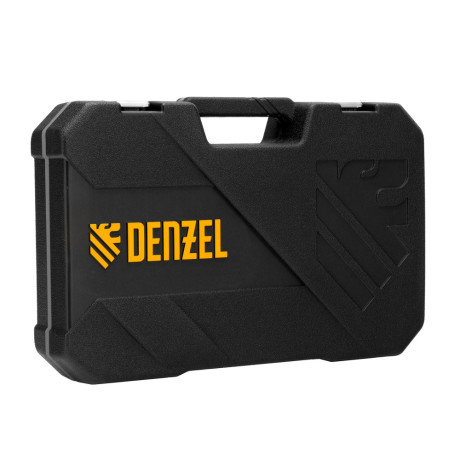 Набор инструментов, 1/2", 1/4", CrV, S2, пластиковый кейс, 82 предмета Denzel