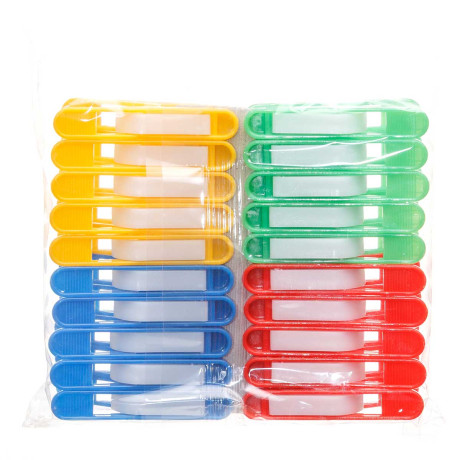 Прищепки пластмасса ПР - 5 20 шт Линепак цветные г.Елабуга х600