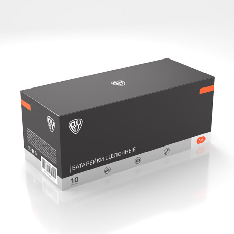 Батарейка AA BY (LR06) 1шт в отрывном блистере, щелочная 1.5В, цена за 1шт