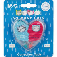 Корректирующая лента M&amp;G So Many Cats 5 мм x 5 м (2 штуки в упаковке) Арт.1773910