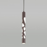 Elektrostandard св-к св/д подвесной 12W(560lm) 4000K 4K 40х40х1200 коричневый/кофе DLR037 a044558