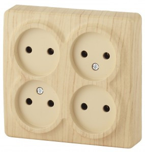 ЭРА Эксперт роз. ОУ 4 мест. 16А, сосна, 11-2210-11, Б0020708