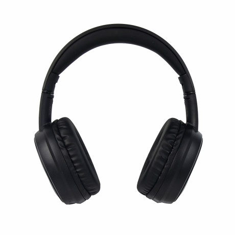Наушники беспроводные полноразмерные BY SilentTune, шумоподавление ANC, экокожа, 300мАч, чёрный