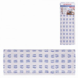 Насадка МОП плоская 40 см д/швабры, карманы (ТИП К) микрофибра/абразив, ЛАЙМА "Бюджет", 603120