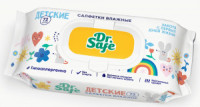 Влажные салфетки Детские, гипоаллергенные, 72шт/уп, цена за уп, DR.SAFE