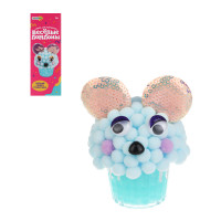 ХОББИХИТ Набор для творчества "Весёлые помпоны", 15х5,5х5,5 см, PP, TPR, полиэстер, 6 дизайнов