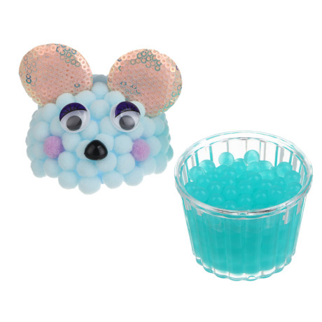 ХОББИХИТ Набор для творчества "Весёлые помпоны", 15х5,5х5,5 см, PP, TPR, полиэстер, 6 дизайнов