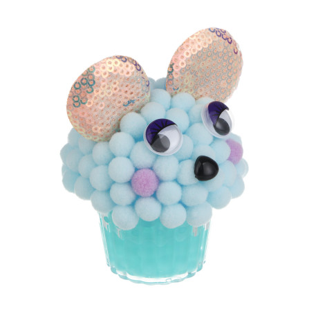 ХОББИХИТ Набор для творчества "Весёлые помпоны", 15х5,5х5,5 см, PP, TPR, полиэстер, 6 дизайнов