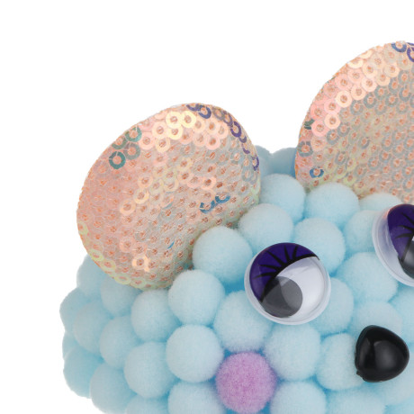 ХОББИХИТ Набор для творчества "Весёлые помпоны", 15х5,5х5,5 см, PP, TPR, полиэстер, 6 дизайнов