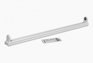 ASD/NEOX св-к под св/д лампу SPO-101-1 1хLED-T8-600 G13 IP20 белый открытый "лыжа" (СПО, ЛПО) 3295